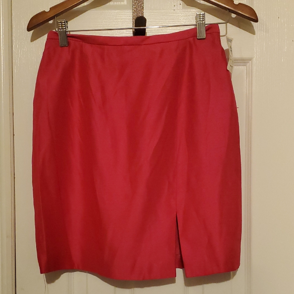 Vintage Gantos Vibrant Pink Pencil Skirt